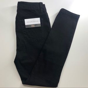 Black High Rise Skinny Jeans